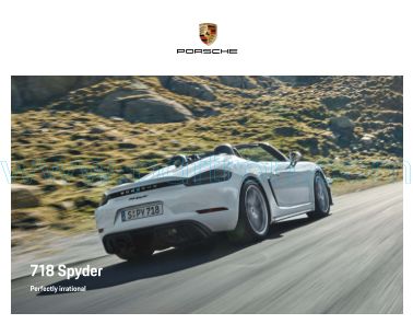 Cover of Porsche 718 Spyder 2021 INT.pdf