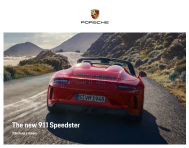 Cover of Porsche 911 Speedster 2019 INT.pdf