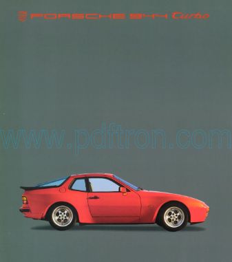 Cover of Porsche 944 Turbo 1986 INT.pdf