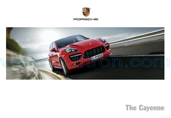 Cover of Porsche Cayenne 2012 USA.pdf