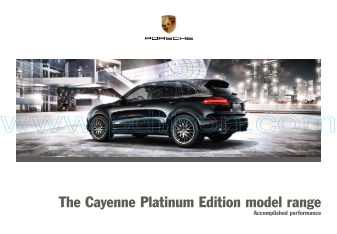 Cover of Porsche Cayenne Platinum Edition 2016 USA.pdf