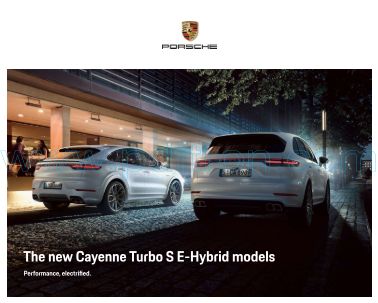 Cover of Porsche Cayenne Turbo S E Hybrid 2019 USA.pdf