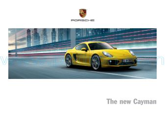 Cover of Porsche Cayman 2013 USA.pdf