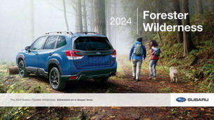 Cover of Subaru Forester Wilderness 2024 USA.pdf