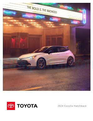 Cover of Toyota Corolla 2024 USA.pdf