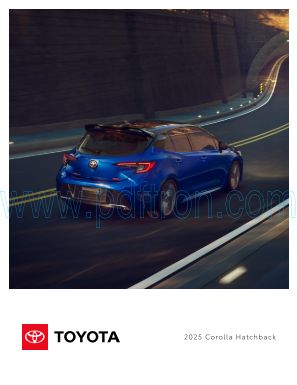 Cover of Toyota Corolla 2025 USA.pdf