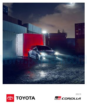 Cover of Toyota Corolla GR 2023 USA.pdf