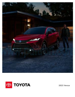 Cover of Toyota Venza 2023 USA.pdf