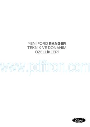 Cover of Ford Ranger Teknikfoy Agustos2024 Tr.Pdf