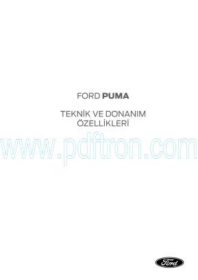 Cover of Ford Puma Teknikfoy Temmuz 2024 Tr.Pdf