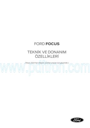 Cover of Ford Postapril Focus Teknikfoy Temmuz 2024 83 Tr.Pdf