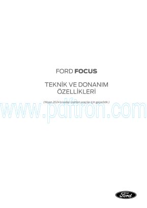 Cover of Ford Preapril Focus Teknikfoy Mayis 2024 58 Tr.Pdf