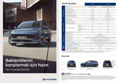 Cover of Hyundai Bayon Facelift A4 Foy Dijital 2024 Tr.Pdf