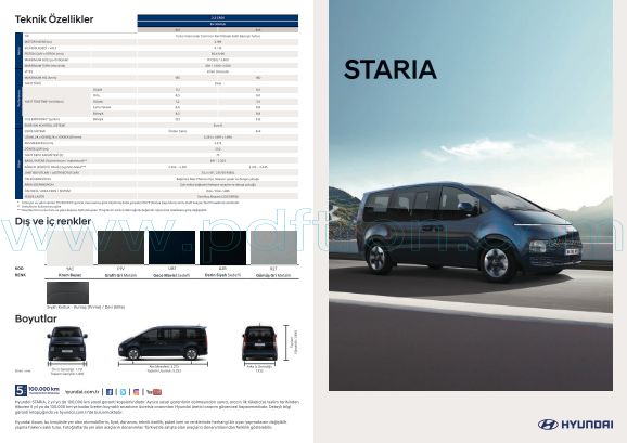 Cover of Hyundai Staria Brosur 2024 Tr.Pdf