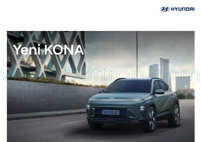 Cover of Hyundai Yeni Kona 2024 Turkce Brosuru Tr.Pdf