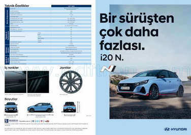 Cover of Hyundai i20 N Brosur 2024 Tr.Pdf