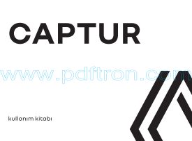 Cover of Renault Captur 9 Trk 2024 Kullanıcı Kitabı.Pdf