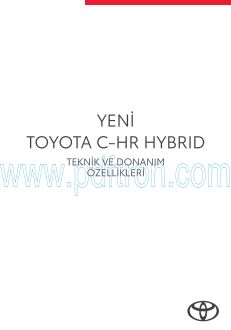 Cover of Yeni Toyota C Hr Hybrid Teknik Donanim Tablosu 2023 Tr.Pdf