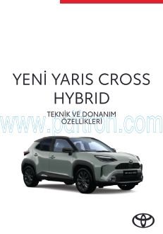 Cover of Yeni Yaris Cross Hybrid Teknik Ve Donanim Ozellikleri Tr 2024.Pdf