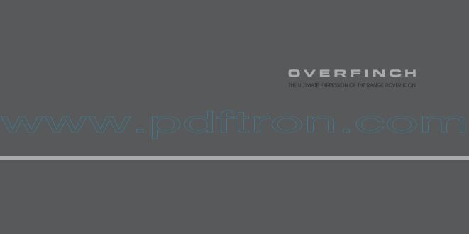 Cover of Overfinchbrochure .Pdf