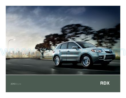 Cover of  Acura Rdx 2010.Pdf