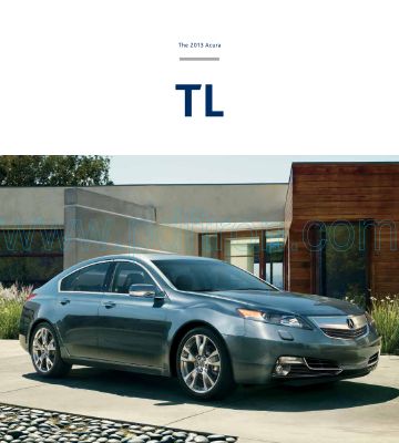 Cover of  Acura Tl 2013.pdf