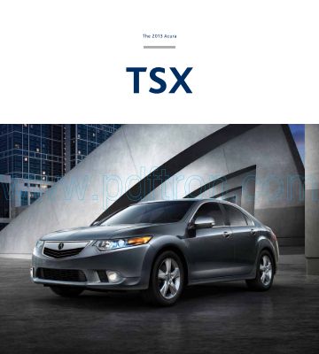 Cover of  Acura Tsx 2013.pdf