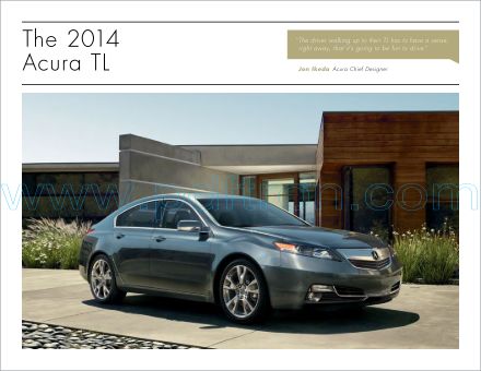 Cover of  Acura Tl 2014.Pdf