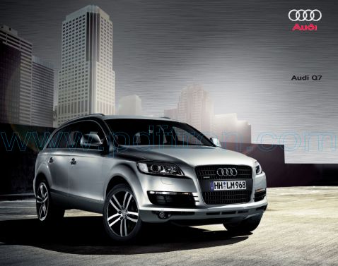 Cover of Audi Q7 Car Brochure.Pdf