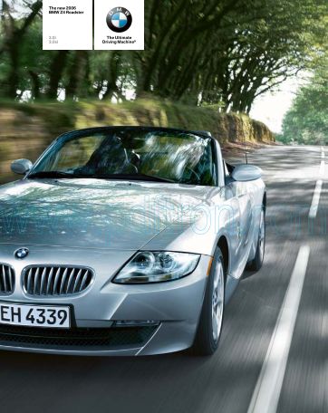 Cover of Bmw Z4 2006  Roadster.Pdf