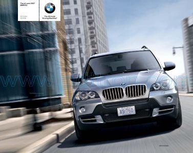 Cover of Bmw X5 2007 Brochure.Pdf