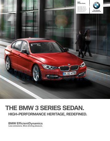 Cover of Bmw 3 Series 2015 Sedan US.Pdf