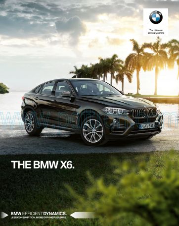 Cover of BMW x6 Plus brochure.Pdf