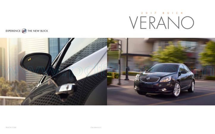 Cover of  Buick Verano 2017.Pdf