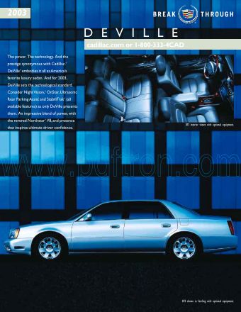 Cover of  Cadillac Deville 2003.Pdf