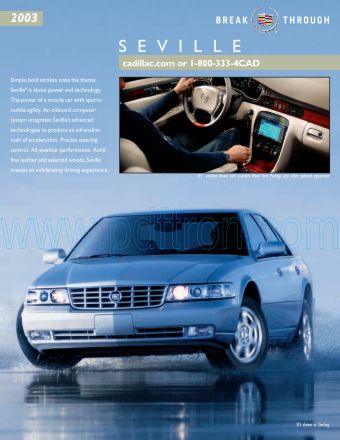 Cover of  Cadillac Seville 2003.Pdf