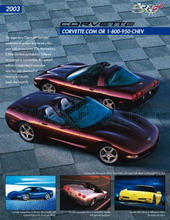 Cover of  Chevrolet Corvette 2003.Pdf