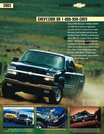 Cover of  Chevrolet Silverado Hd 2003.Pdf