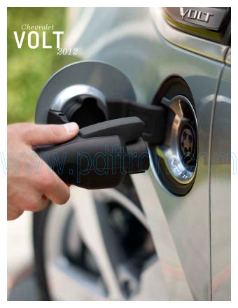 Cover of  Chevrolet Volt 2012.Pdf