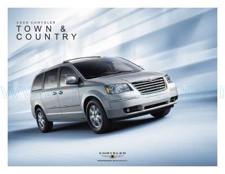 Cover of  Chrysler Town Country 2008.Pdf