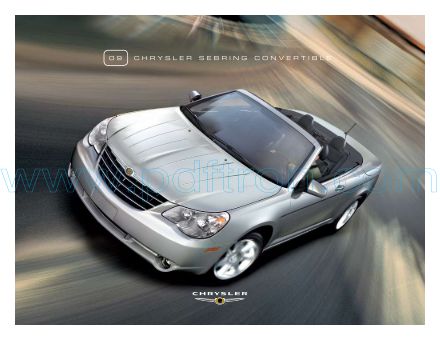 Cover of  Chrysler Sebring Convertible 2009.Pdf