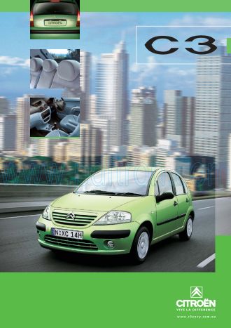 Cover of Citroen C3 Specs.Pdf