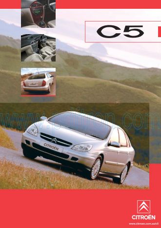 Cover of Citroen C5 Specs.Pdf