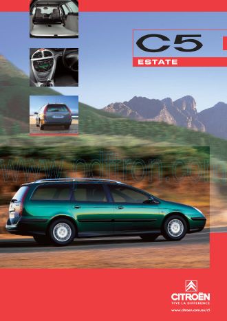 Cover of Citroen C5Estate Specs.Pdf