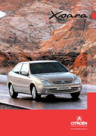 Cover of  Citroen Xsara 2003.Pdf