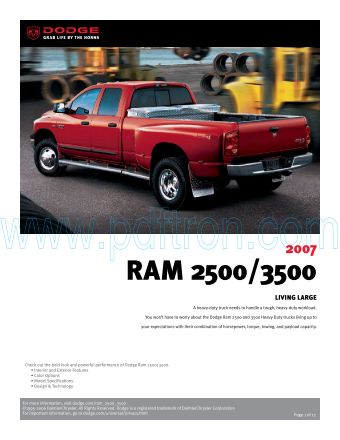 Cover of  Ram Hd 2007.Pdf