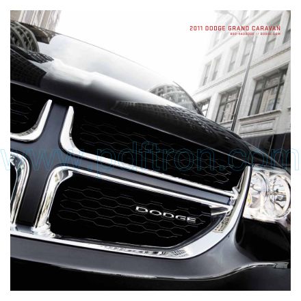 Cover of  Dodge Grand Caravan 2011.Pdf