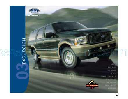 Cover of  Ford Excursion 2003.Pdf