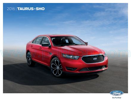 Cover of  Ford Taurus 2016.Pdf