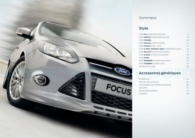 Cover of Ford Focus Brochure Accessoires.Pdf